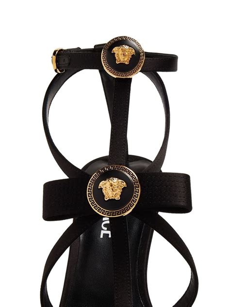 gianni versace 1981 sandals|Versace Gianni Ribbon 110mm Satin Sandals .